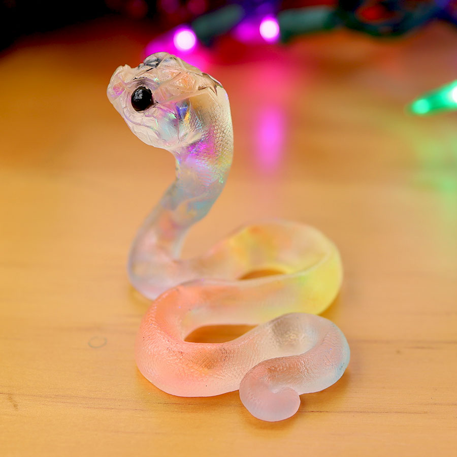 iridescent snake